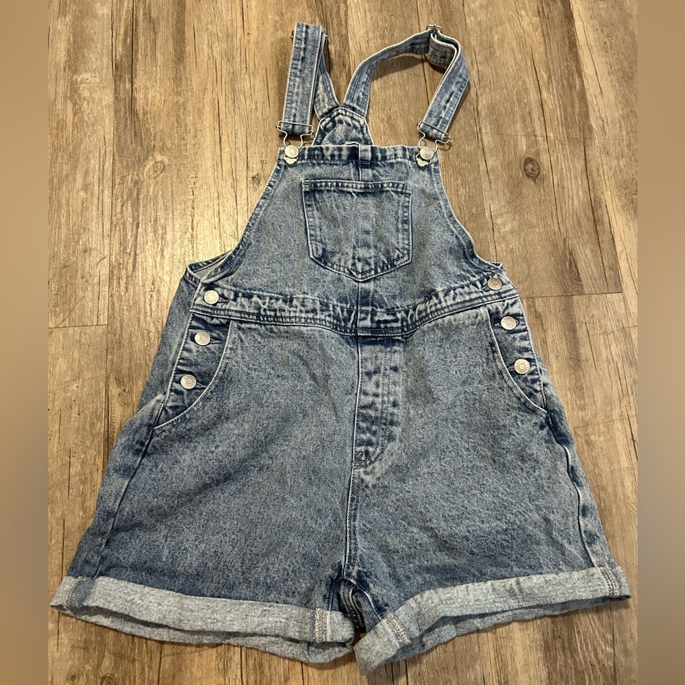 Denim Overalls with Adjustable Straps